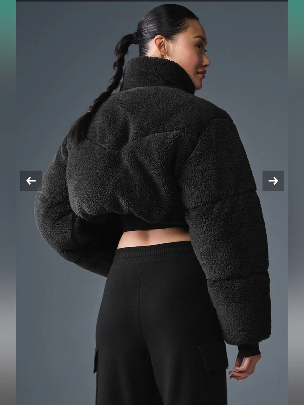 ALO Yoga Sherpa Main Act Corset Puffer